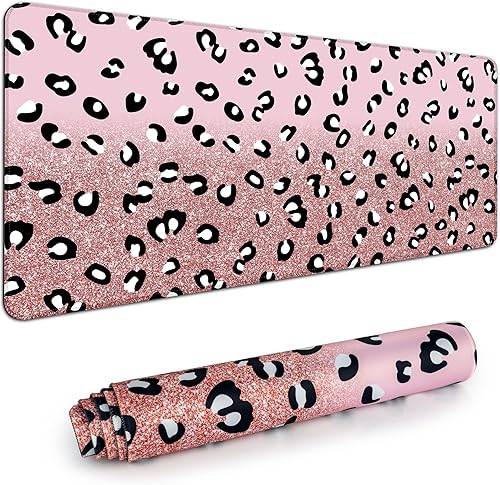 Vista 95 de Alfombrilla de escritorio, alfombrilla grande para mouse de 35 x 15.6 pulgadas, XXL extendida para juegos, con base antideslizante, alfombrilla