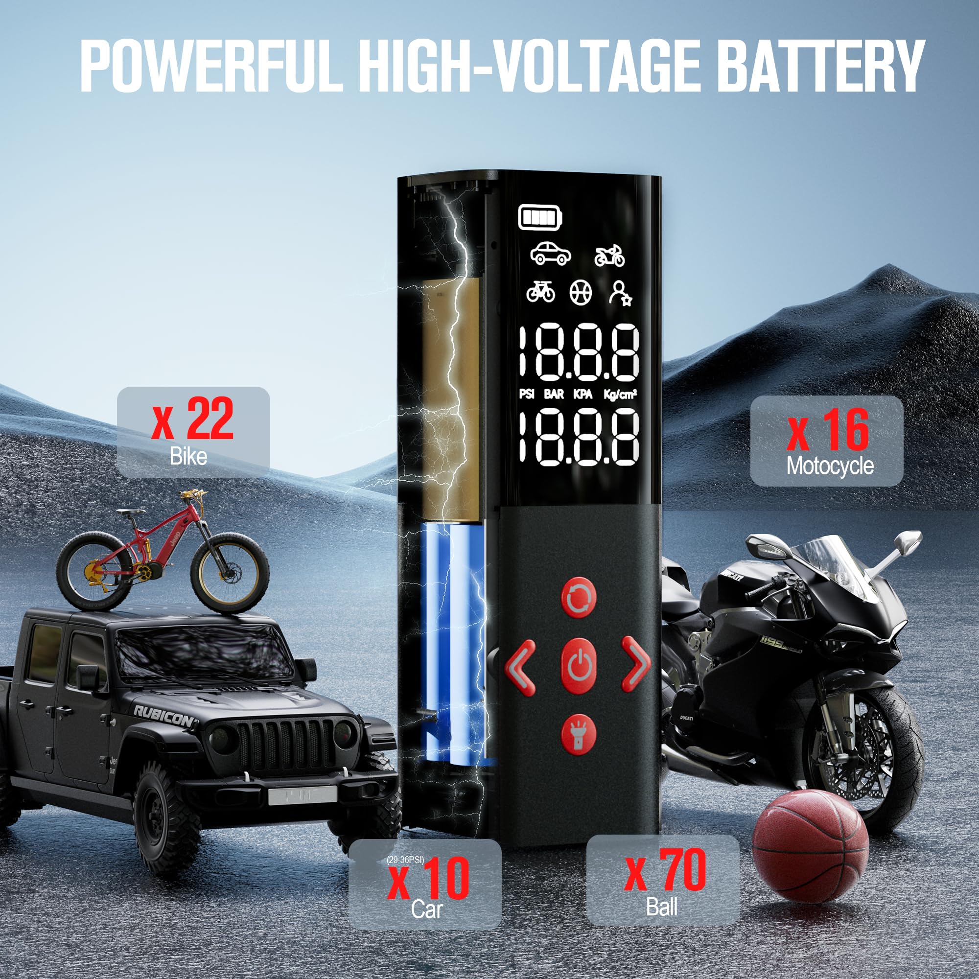 GOOLOO AP150 Tire Inflator - Fast & Portable -4 GOOLOO AP150 Tire Inflator - Fast & Portable -4