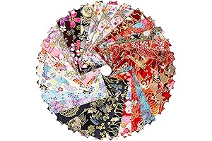 Tudomro Japanese-Style Fat Quarters Fabric Squares