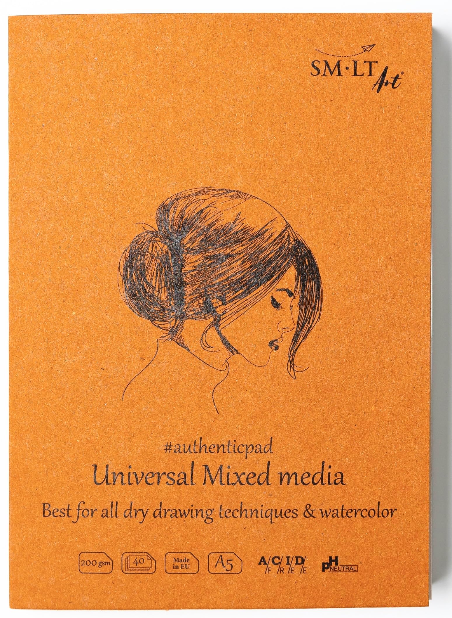 SM-LT A5 Mixed Media Drawing Pad 40 Sheets 200 g