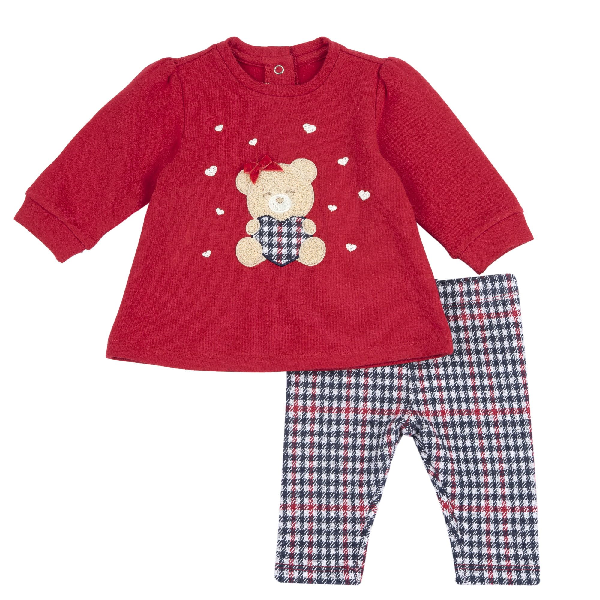 Chicco Outfit Due Pezzi: Leggings E Felpa Salopette Bimba 0-24