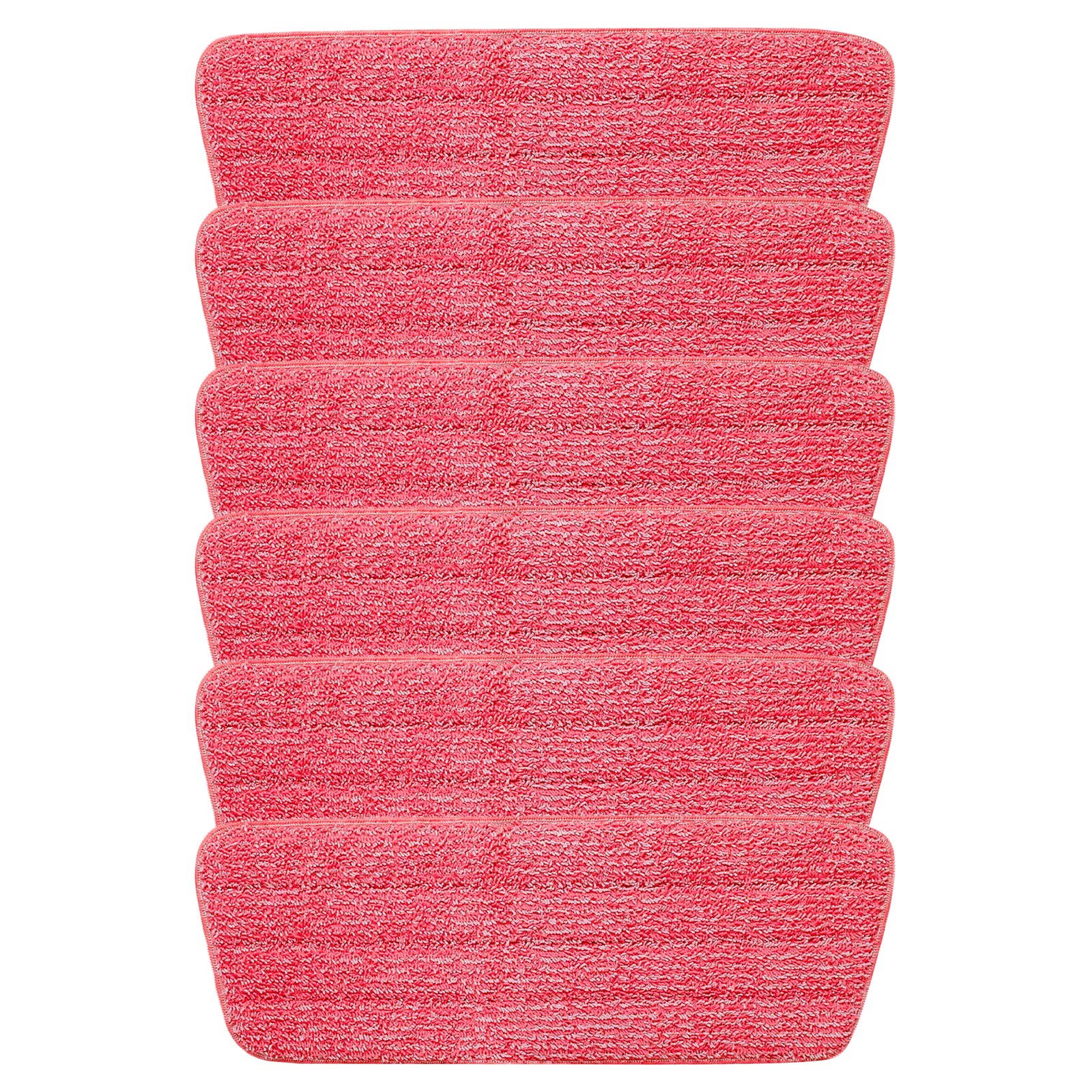 Amos Spray Mop Refill Replacement Spare Reusable Washable Microfibre Pad Cloth For Hardwood Laminate Wood Vinyl Tiles Kitchen Bathroom Floor Cleaning (6 Refills)