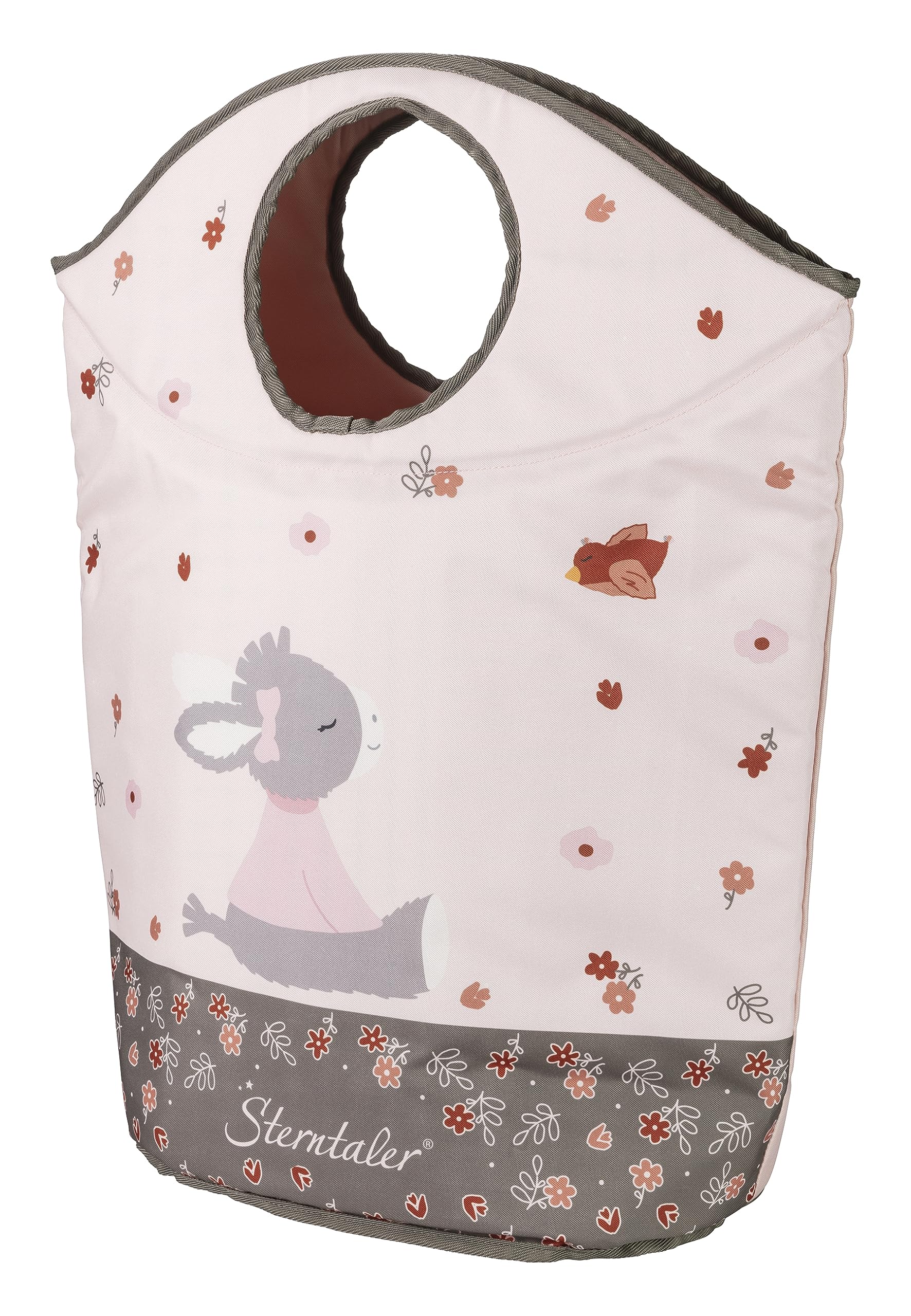 Panier de rangement pour chambre d'enfant Motif âne Emmi Girl Flora Rose
