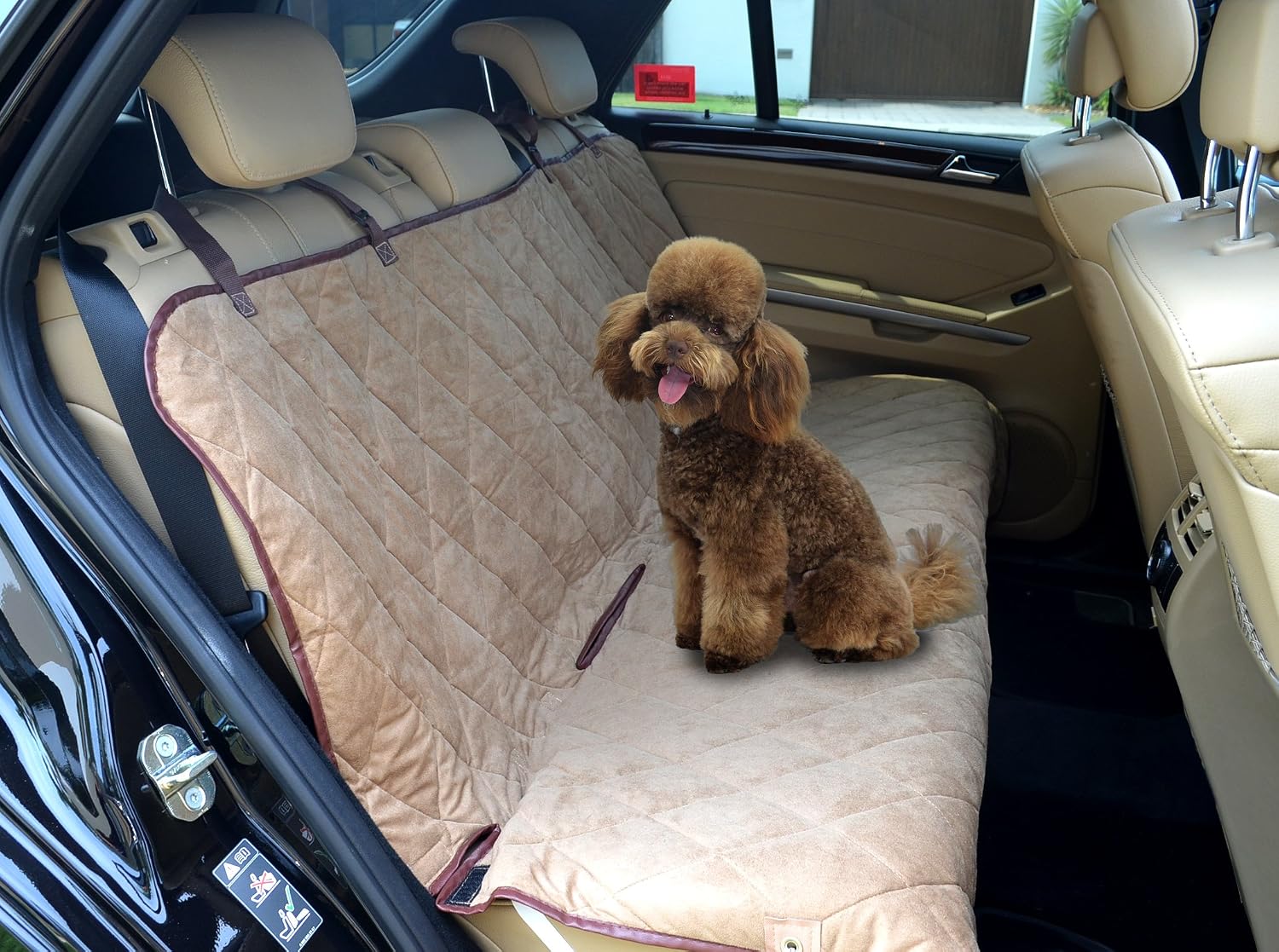Be Quick BIG Holiday Sale 70% Off Brown Dog Hammock Converts From Bench Seat To Hammock Waterproof 56" x 47" Deluxe Car Upholstery Seat…
