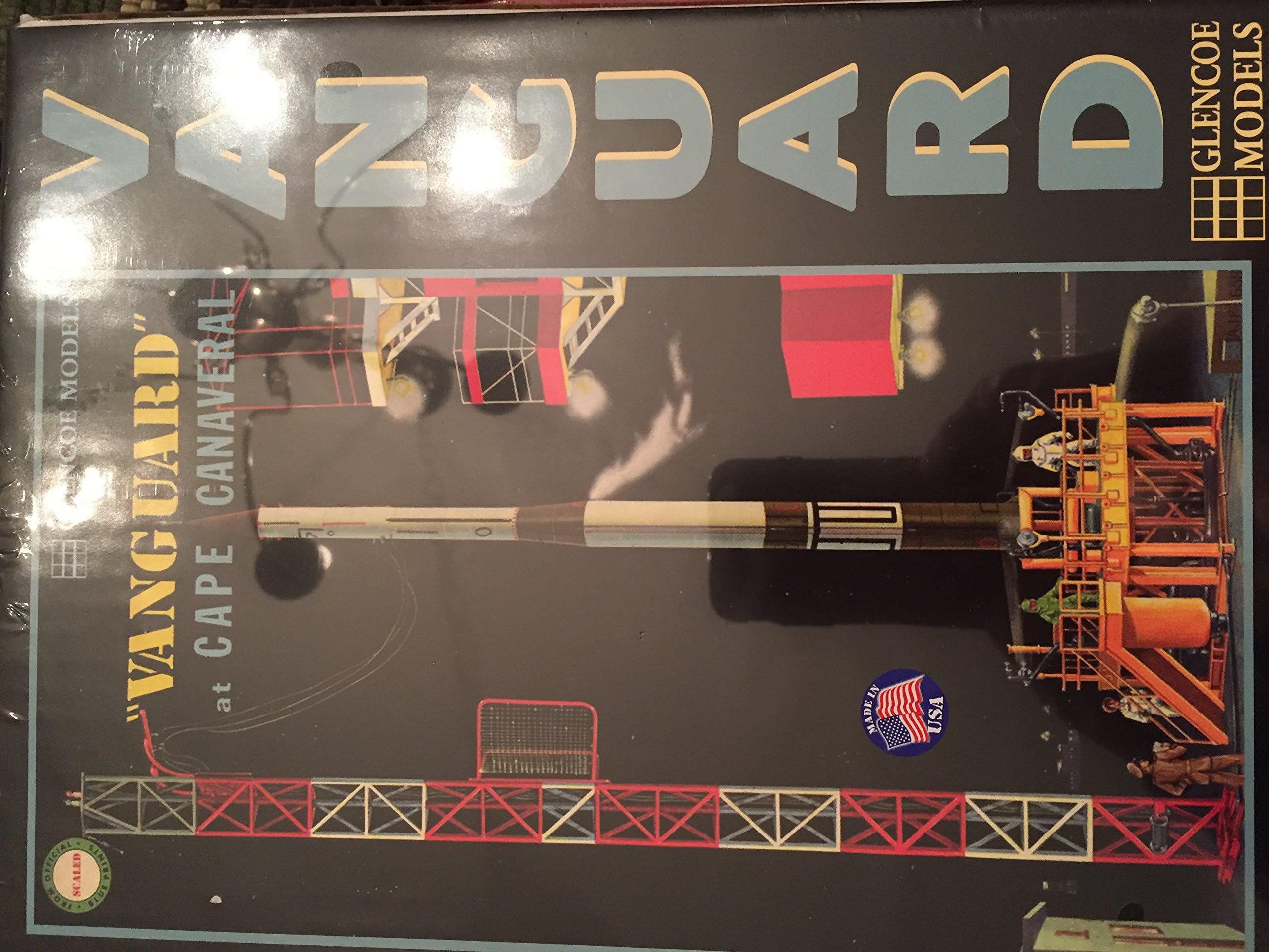 Glencoe GC08903 1:76 Scale Vanguard Rocket Gantry Model Kit