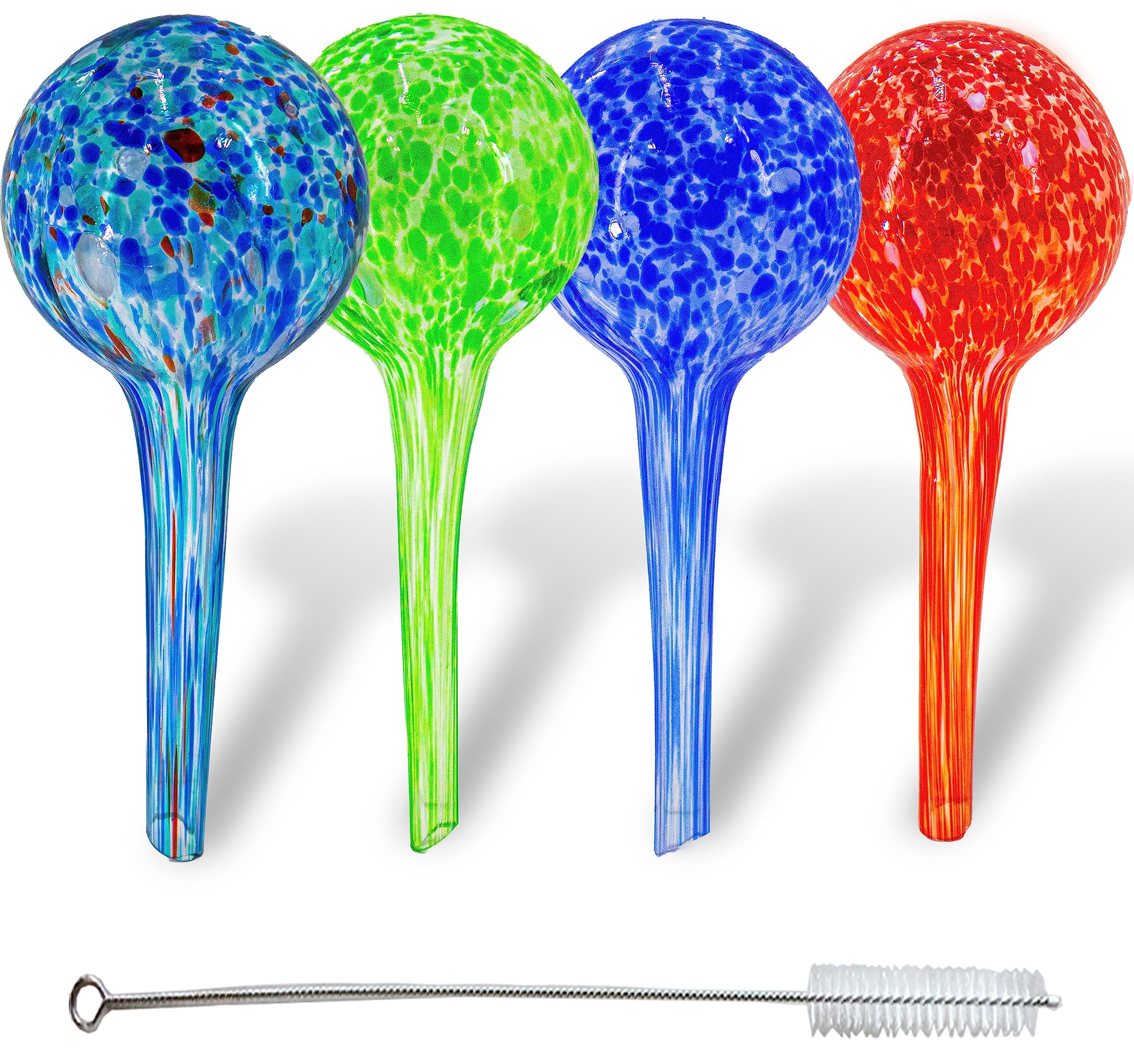 5 STAR SUPER DEALS Aqua Plant Watering Globes Mini- 4pc Deluxe Set