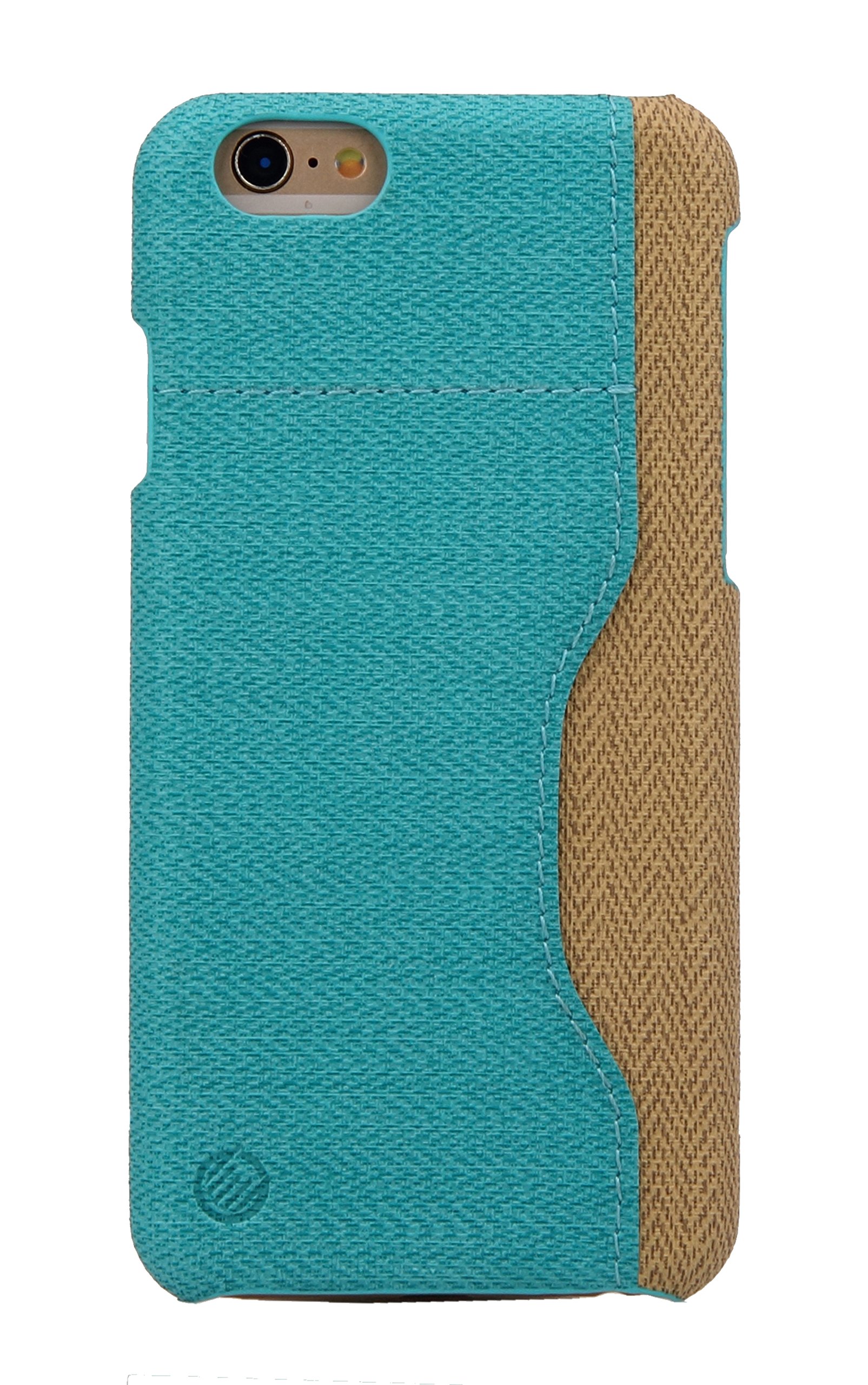 JustolaiPhone 6 Case/iPhone 6s case, JustOla [J-Fab Series] Wallet Card Slot, Slim, Perfect fit, Scratch Protection with Vibrant Trendy Color for Apple iPhone 6/6s card case cover (2016) Blue