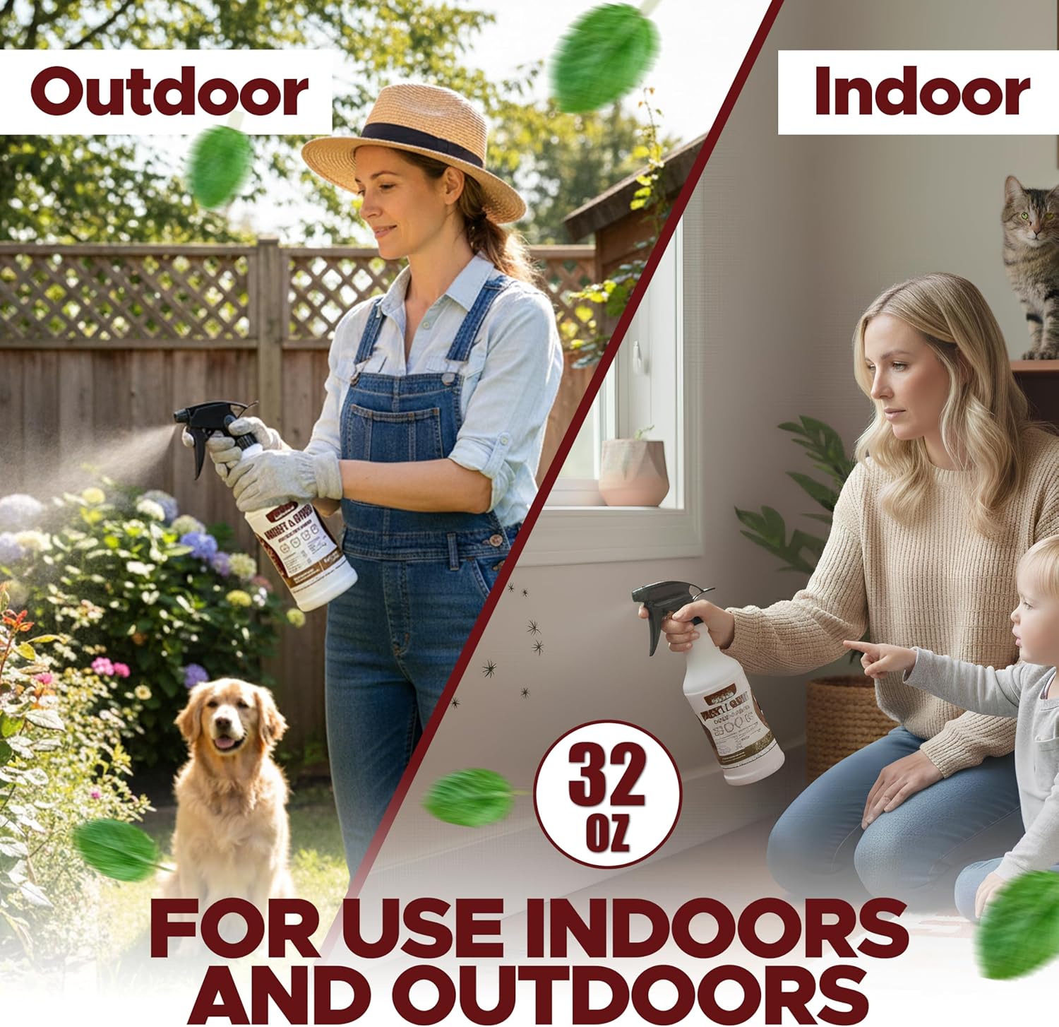 Peppermint Oil Spray for Bugs - Spider Repellent Indoor & Outdoor, Natural Plant-Based Pest Repellent for Ants, Stink Bugs & Roaches, Safe for Home, Garage, Car & RV, 32 oz - Image 5