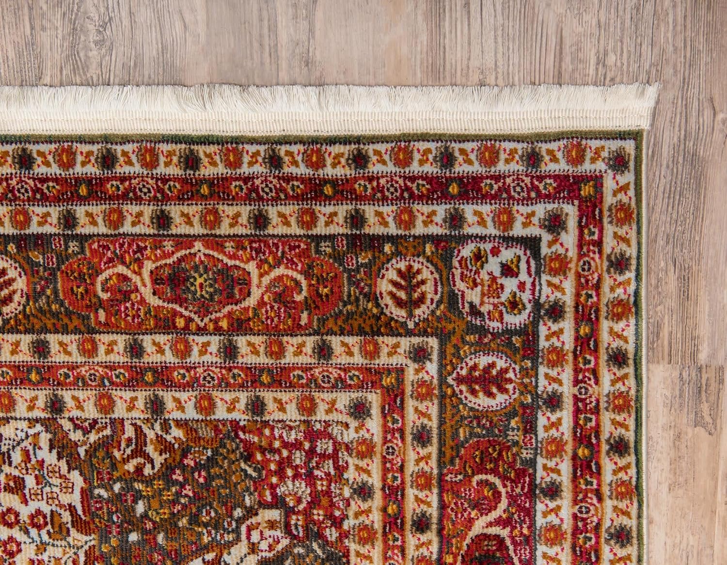 Unique Loom Baracoa Collection Area Rug - Regla (2' 2" x 6' 1" Runner, Green/ Blue)