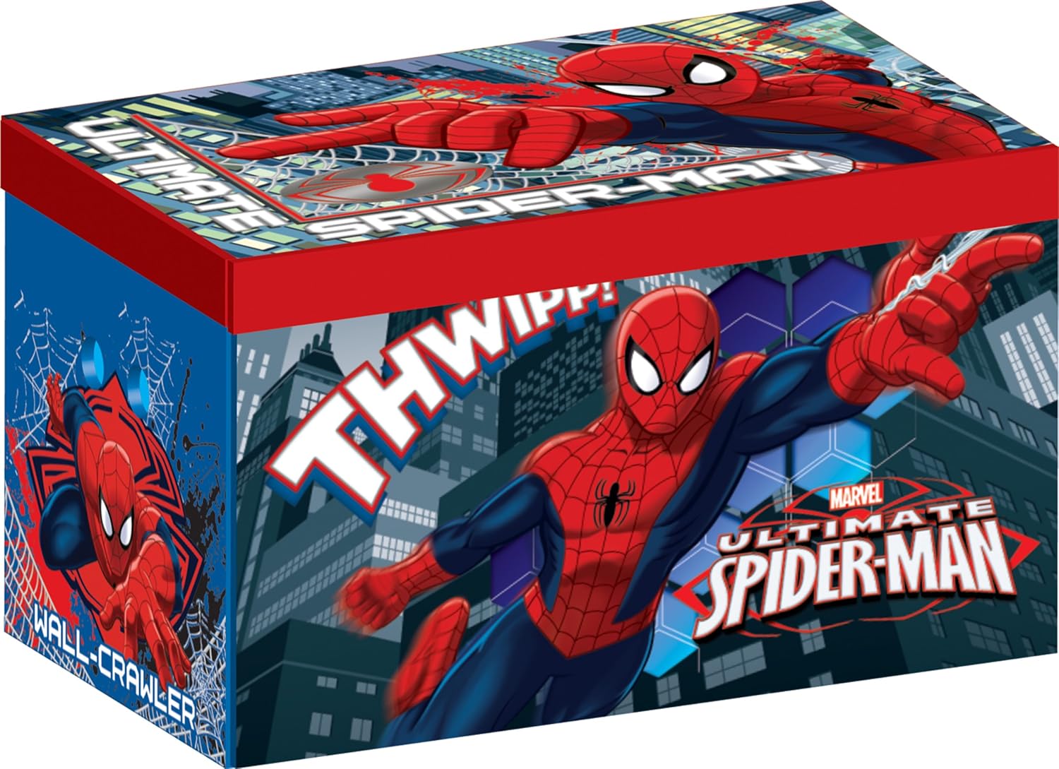 Marvel Spiderman Collapsible Fabric Toy Box Amazon.co.uk Home & Kitchen