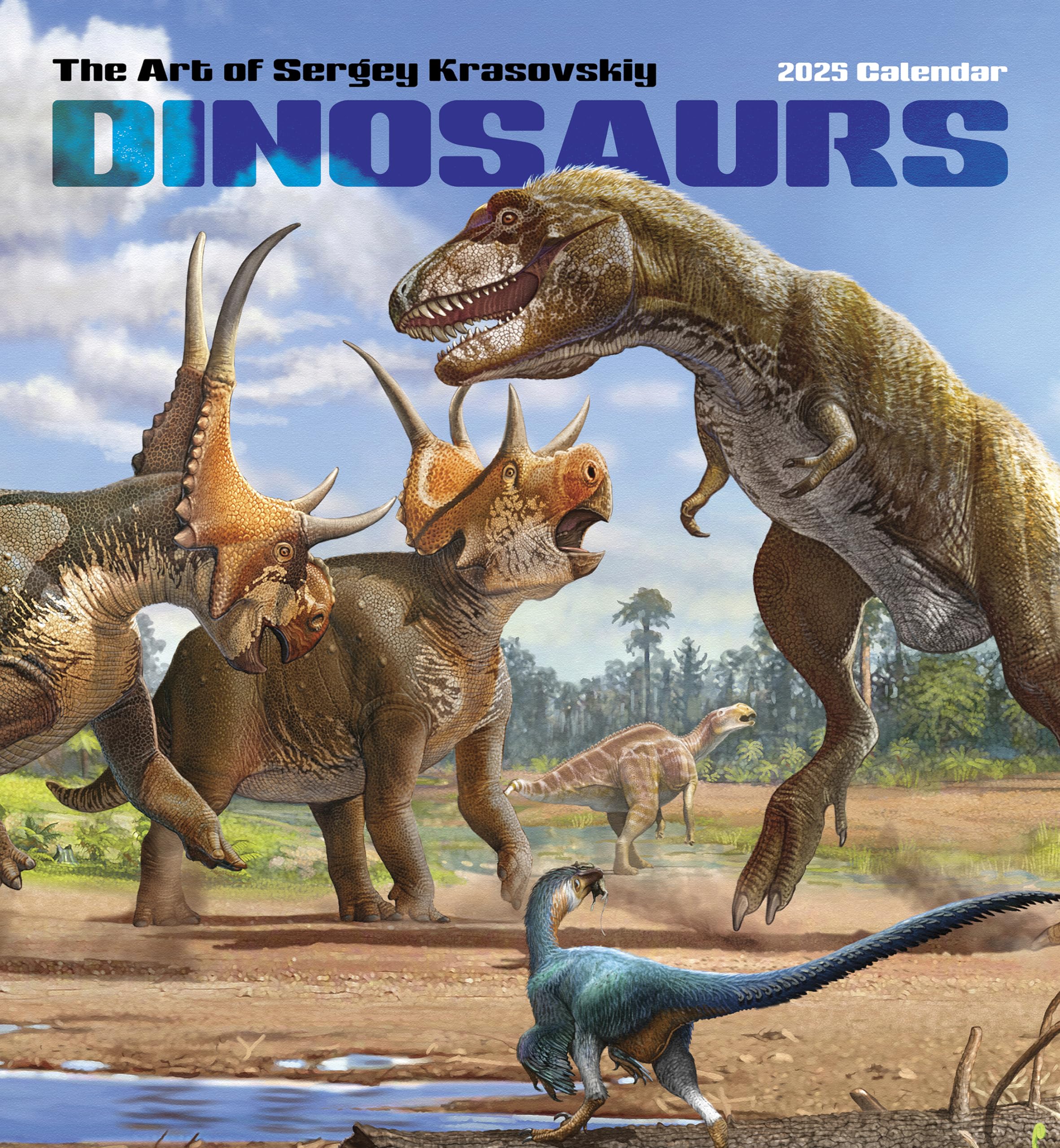 Dinosaurs: The Art of Sergey Krasovskiy 2025 Wall Calendar: Sergey