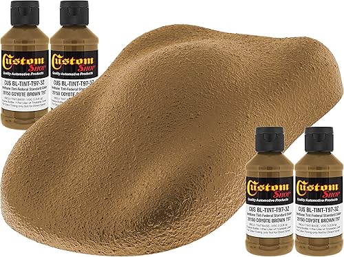 Miniatura 7 de Revestimiento personalizado de 300 ml (color negro metálico) de Urethane Tint concentrado para tintar camión cama revestimiento  Proporcionado para