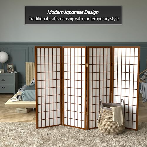 Miniatura 37 de Pantalla Shoji para ventana corta de 4 pies - Natural - 6 paneles Natural,Negro -,Rosewood,Nuez,Miel,Blanco,https://www.amazon.com/dp/undefined