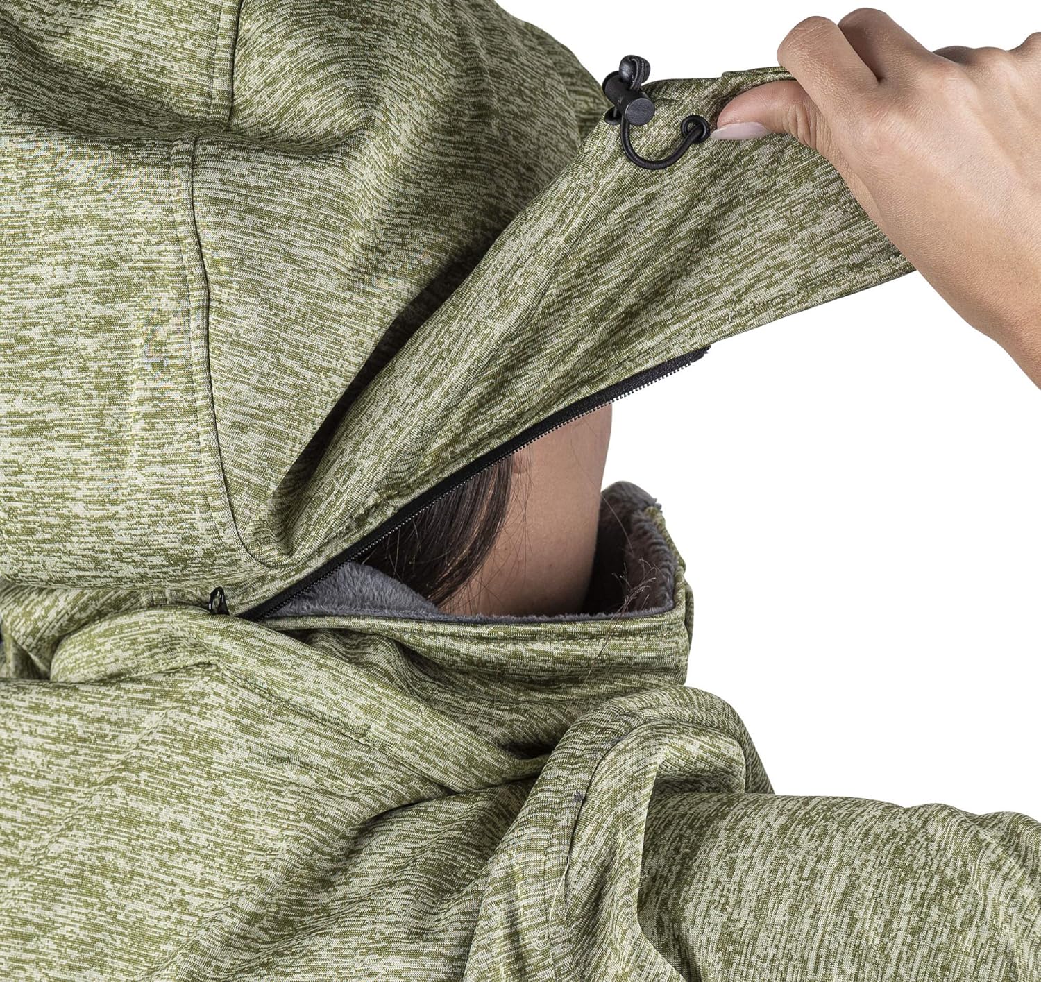 TrailCrest Women's Softshell Hooded Jacket - Super Soft Plush Coral Fleece Lining - Mossy Oak Camo Patterns - Image 6