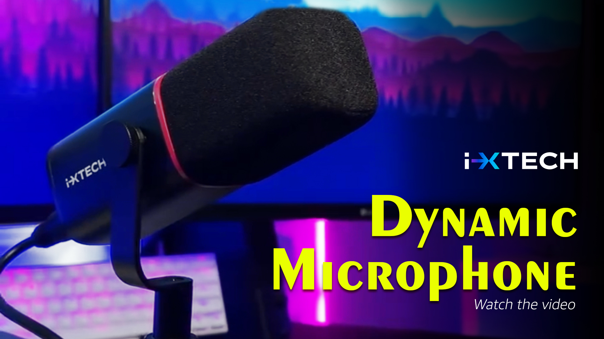 Amazon.com: IXTECH Cardioid Dynamic Microphone with Mic Cover