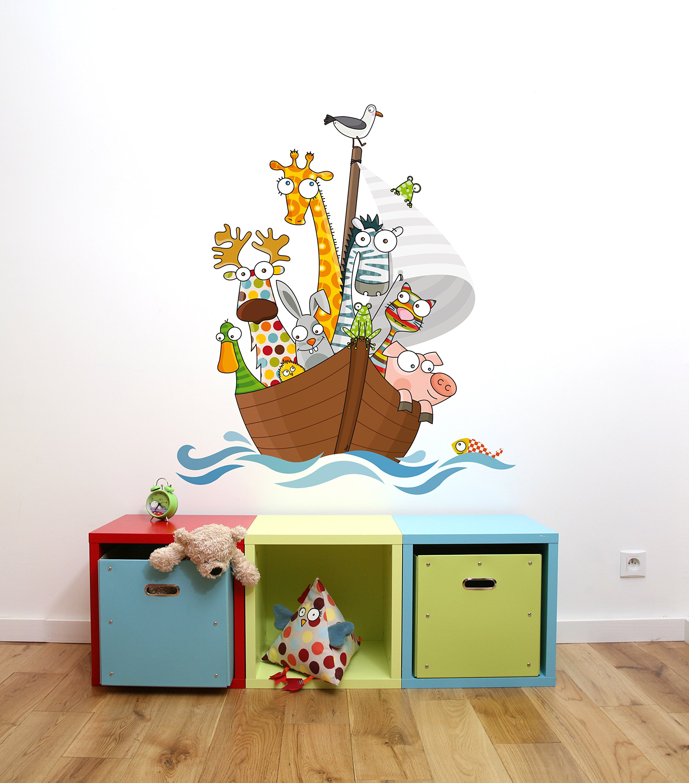 Funny Ship's Boys Wall Decals, Multi
