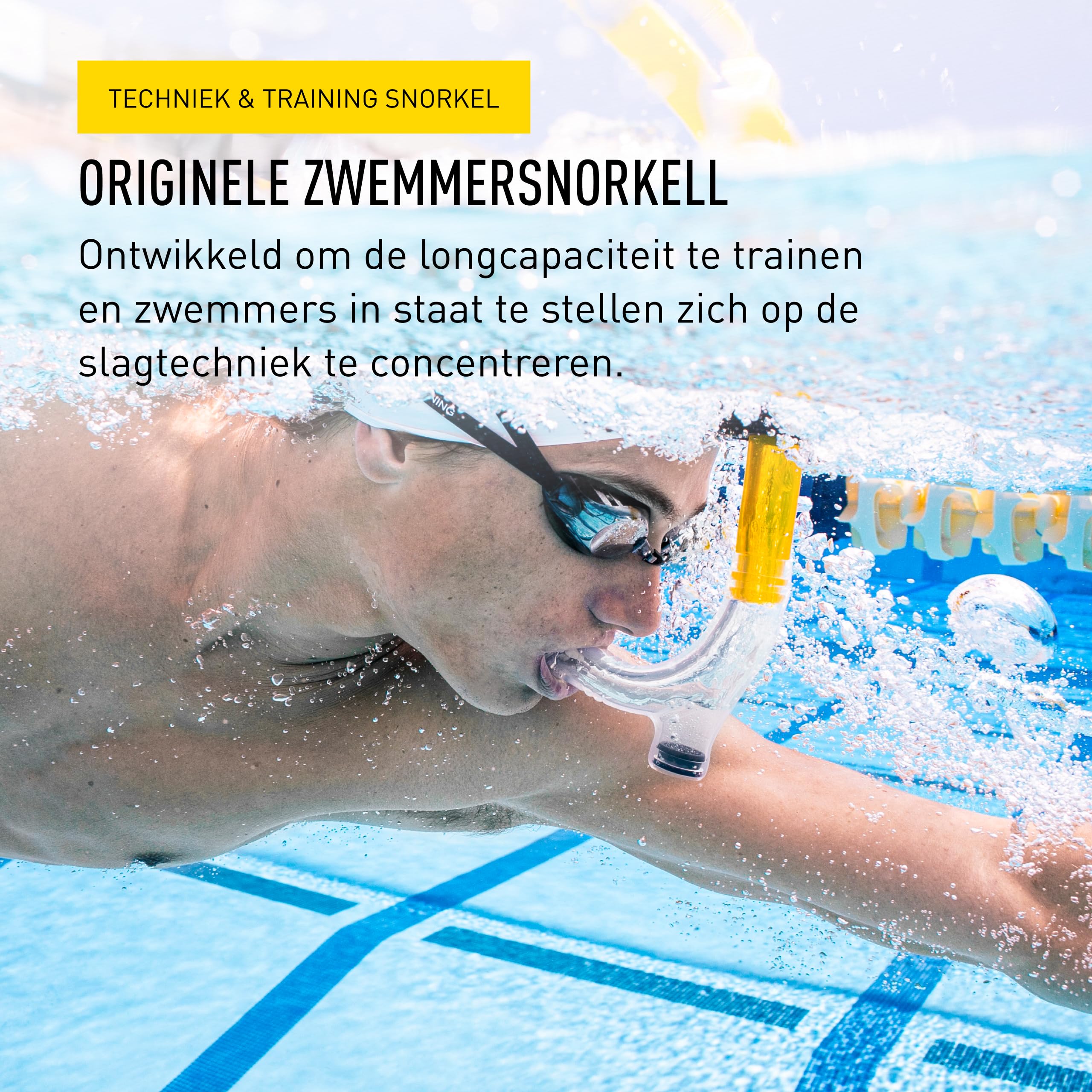 Finis Swimmers Snorkel Jr, gelb, One Size, 0616323213616