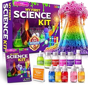 Jim&Gloria Science Kits for Kids Age 5-7 8-12 Year Old Birthday Gifts for Girls Boys, Learning & Educational Toys, Stem Toys, Chemistry Set, Science Experiments for Kids Volcano Projects