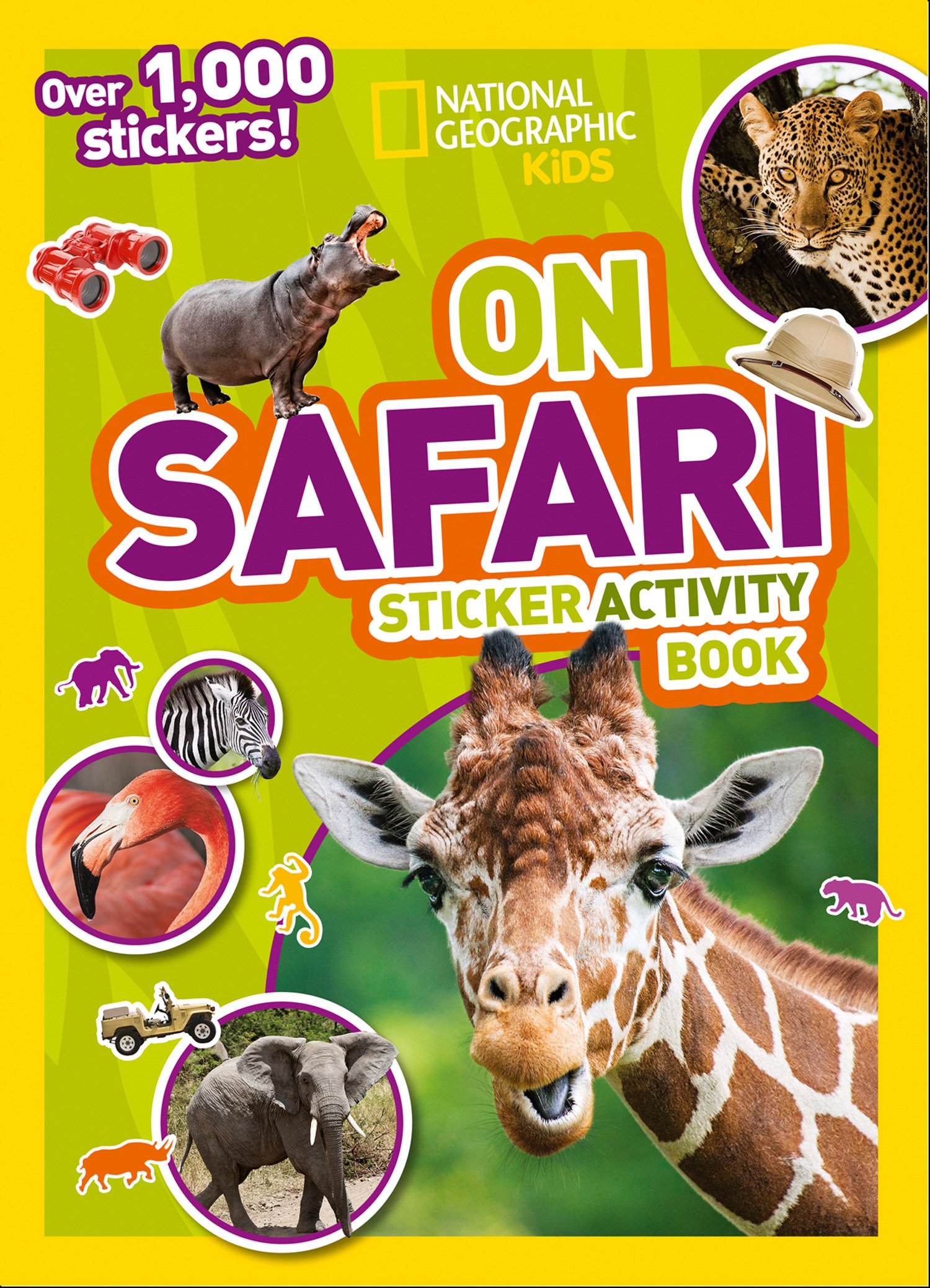 On Safari Sticker Activity Book Over 1,000 stickers! (National