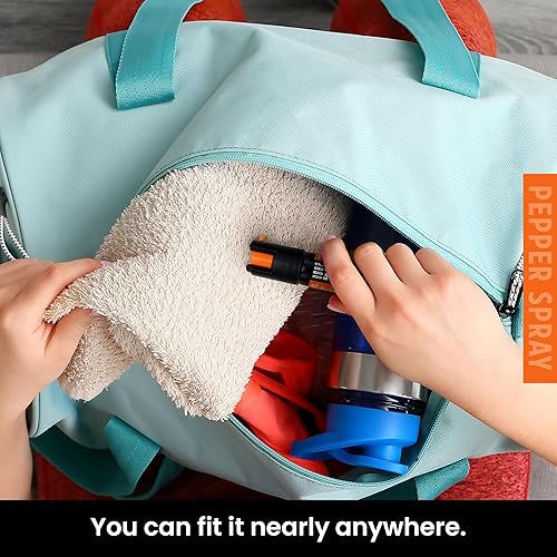 Miniatura 3 de UDAP 2VC Pepper Power OC - Espray compacto de autodefensa para hombres y mujeres, tamaño de viaje de bolsillo, potente, corriente de 10 pies, 0.4