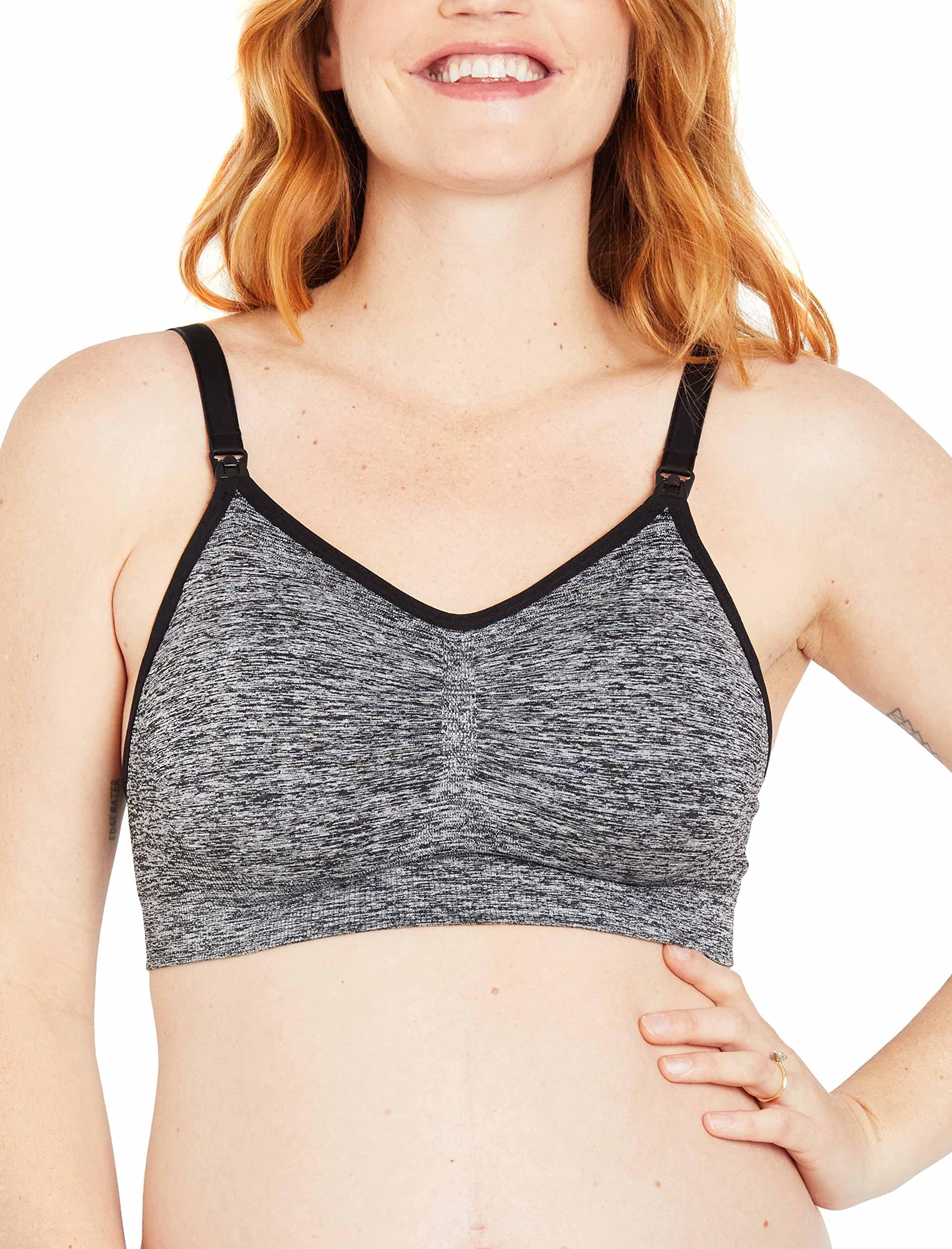 Motherhood Maternity womens Seamless Clip Down Nursing Bra Full Coverage Bra