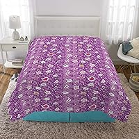 Vista 148 de Franco Ropa de cama para niños, edredón de microfibra suave, tamaño matrimonial, PJ Masks Paw Patrol Girls