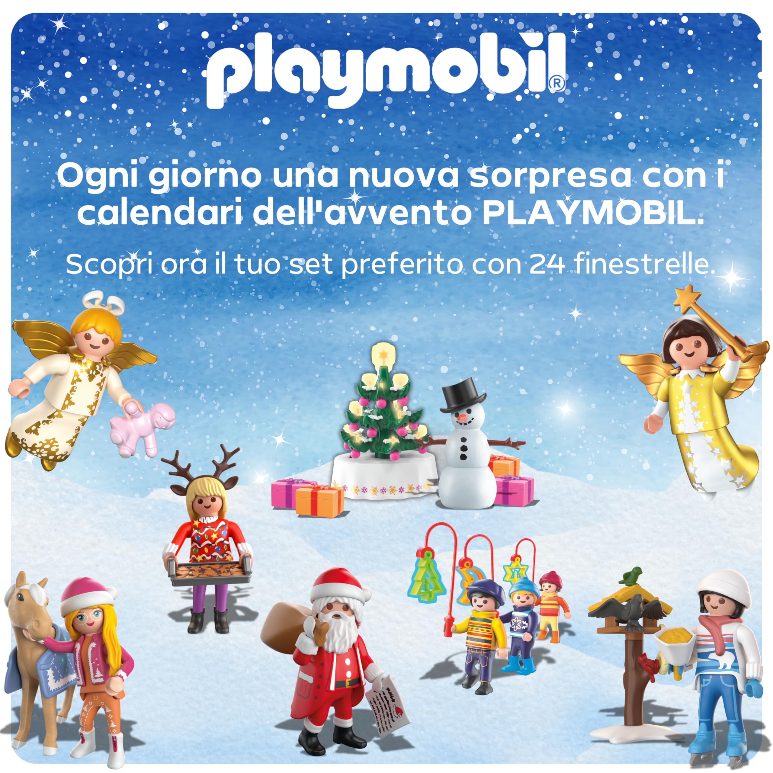 PLAYMOBIL Christmas Baking En El Café De Equitación – Set De Figuras De Juguete Navideñas Para Hornear Y Jugar