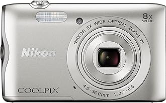 Nikon Coolpix A300 20 MP Point & Shoot Digital Camera, Silver