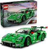 LEGO Technic Porsche 911 GT3 R REXY AO Racing Car Toy - Model Kit w/ 6-Cylinder Engine, Rear-Wheel Drive and Dinosaur Design - Gift for 11+ Year Old Boys & Motorsport Fans - 42224 - 1