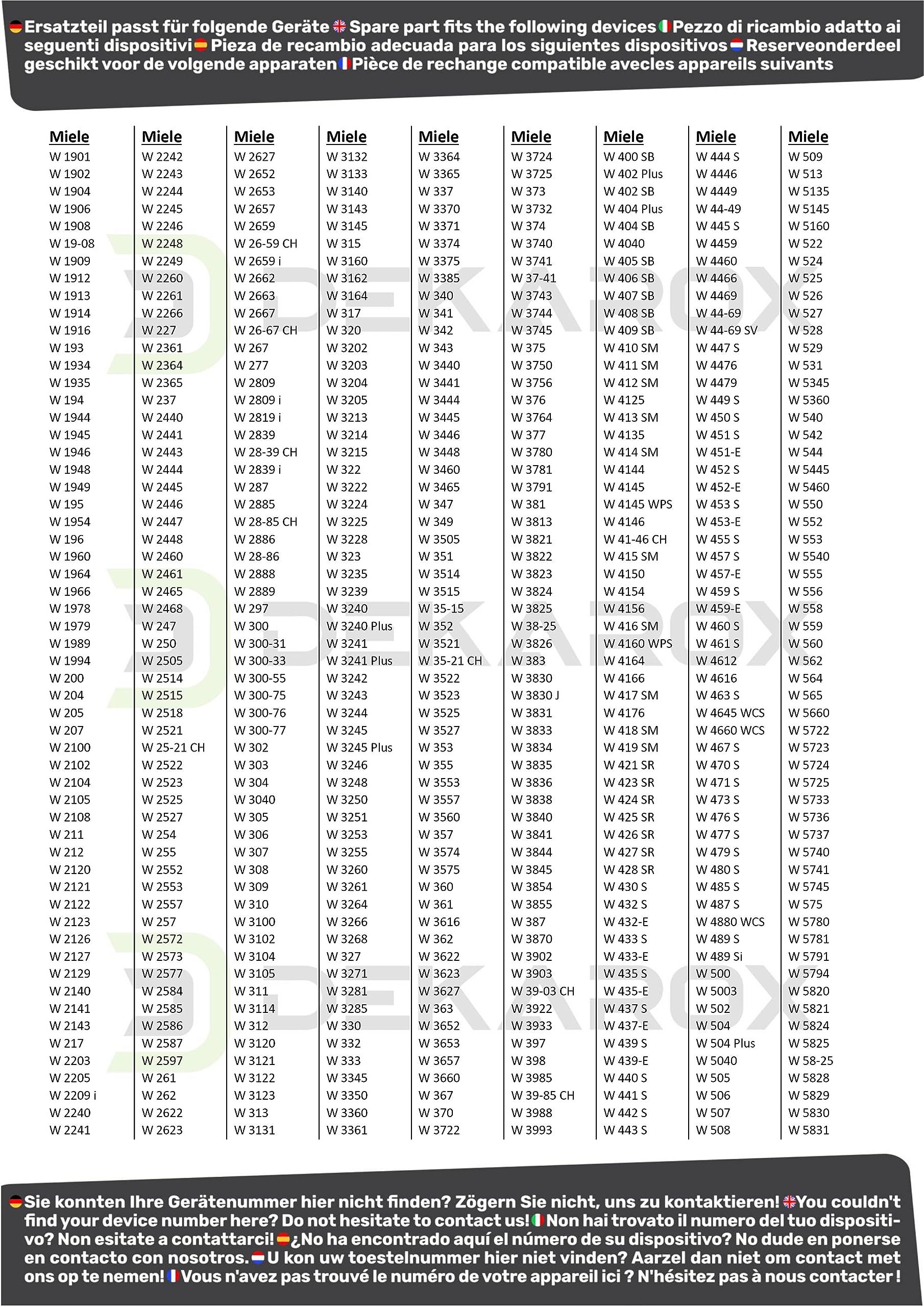 Pompa odpływowa 30 W pasuje do Miele 6239563 5012772 5631694 do pralko-suszarki