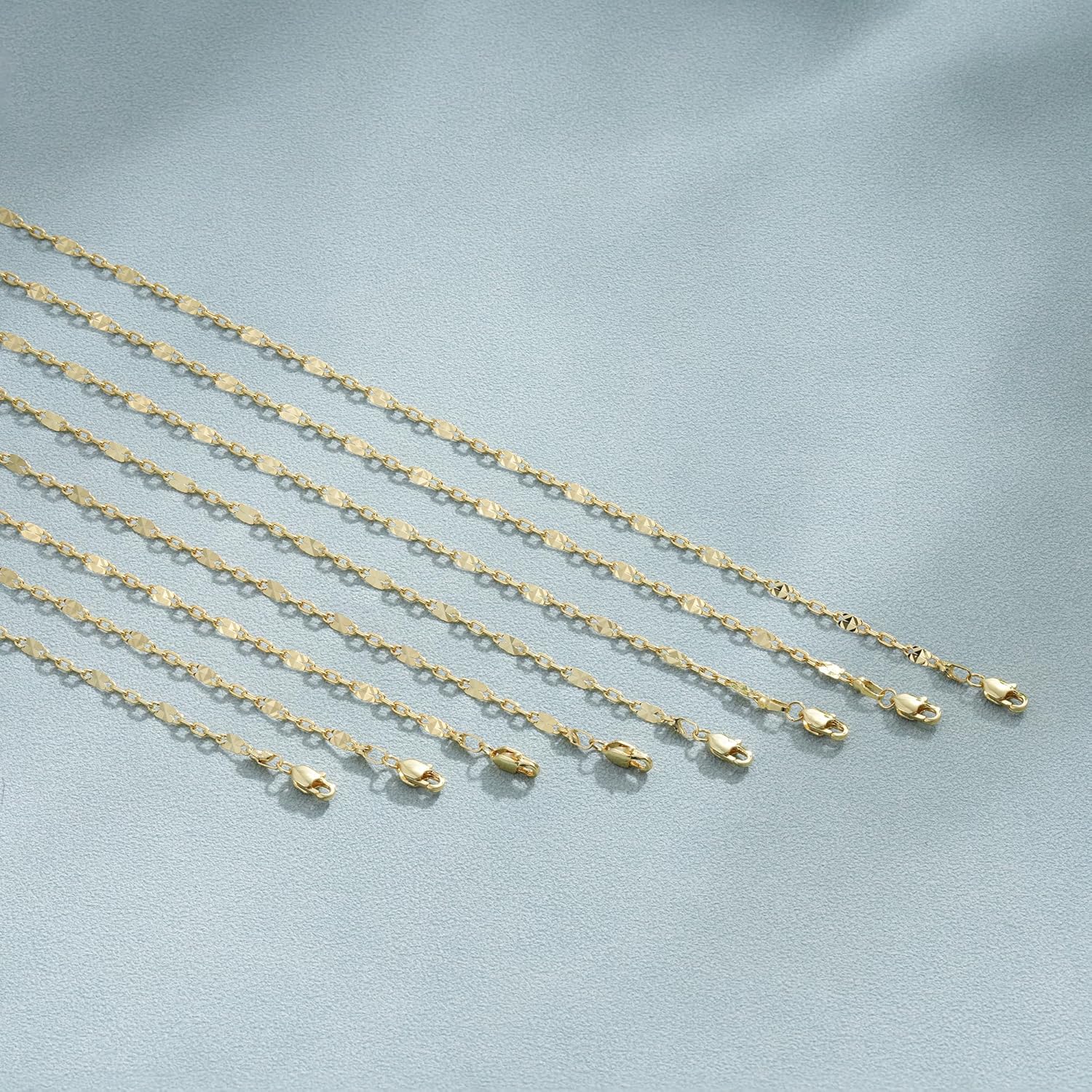 S925 Sterling Silver Lip Chain Necklace for Women - Sterling Silver Lip Chain Necklace Thick Sturdy Colourfast Necklaces Jewelry for Women 16/18/20/22 Inch - Image 7