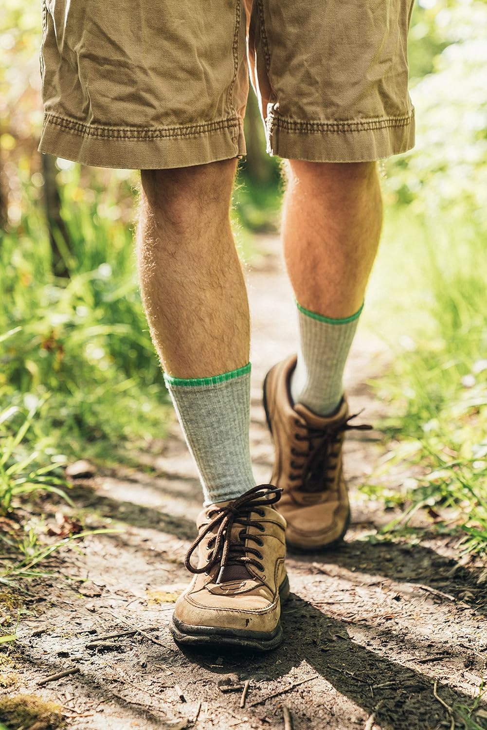 Insect Shield Sport Crew Socks, Stretchy and Comfortable Crew Socks with Padding and Built in Bug and Tick Protection