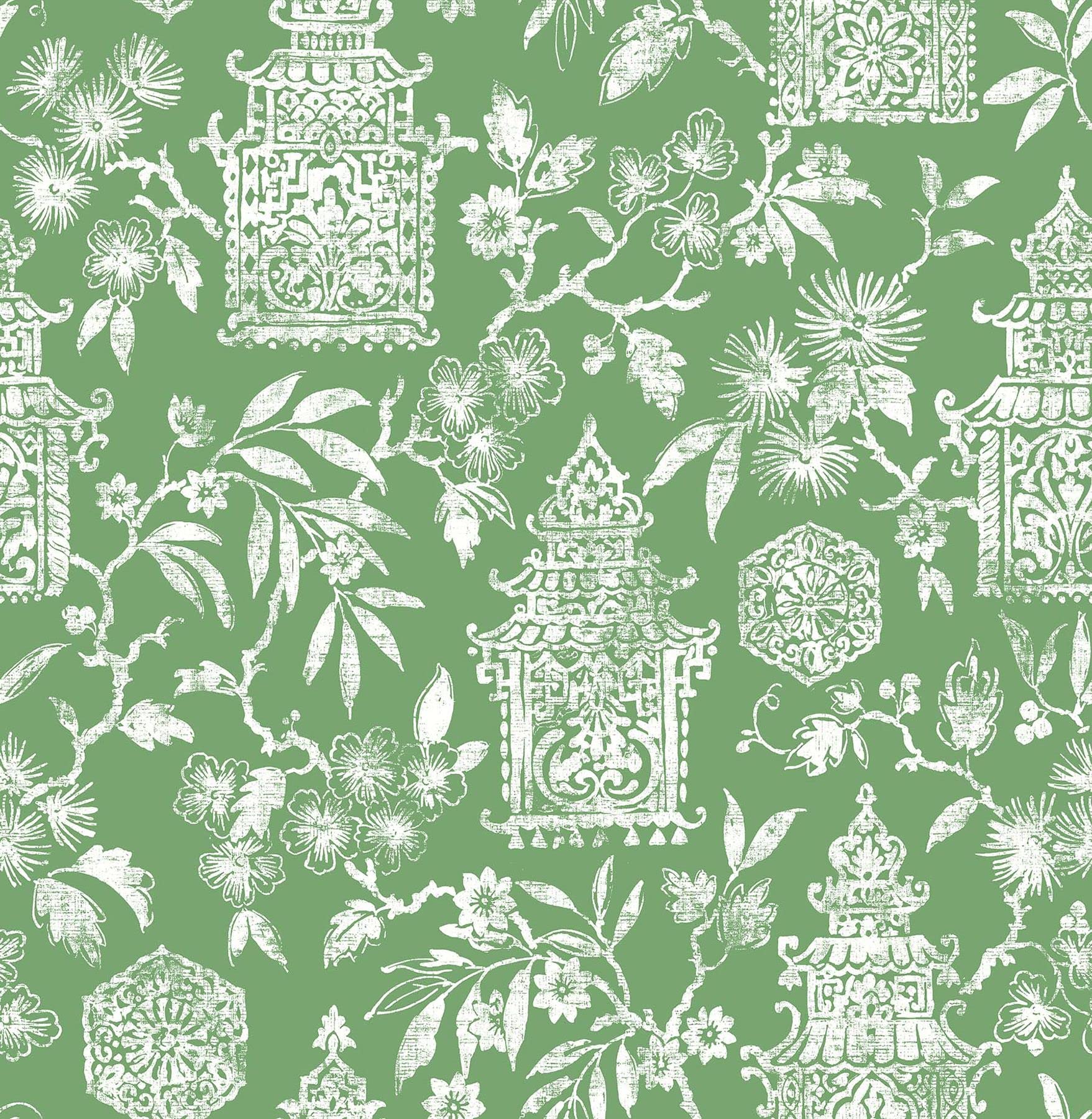NuWallpaper NUS4036 Danson Peel & Stick Wallpaper, Green