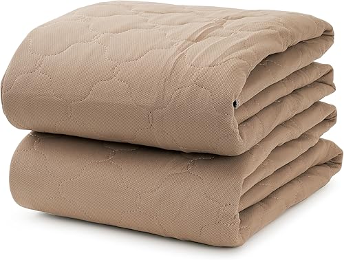 Miniatura 12 de Alsunny Almohadillas de cama lavables impermeables de 44x52 pulgadas (paquete de 2), almohadillas Chucks lavables para adultos, almohadillas de cama