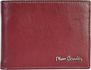 Cartera para hombre, delgada, delgada, para hombre, pequeña y fina rfid, regalo, cartera con monedero, fina, billetera, billetera chico, burdeos, L, Contemporáneo