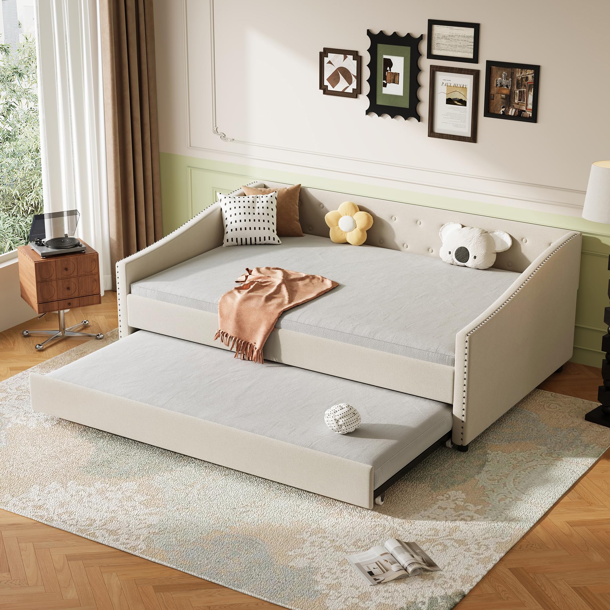 Photo 1 of FAVSH Full Size Upholstered Daybed with TrundleLPNPMFK9422541
