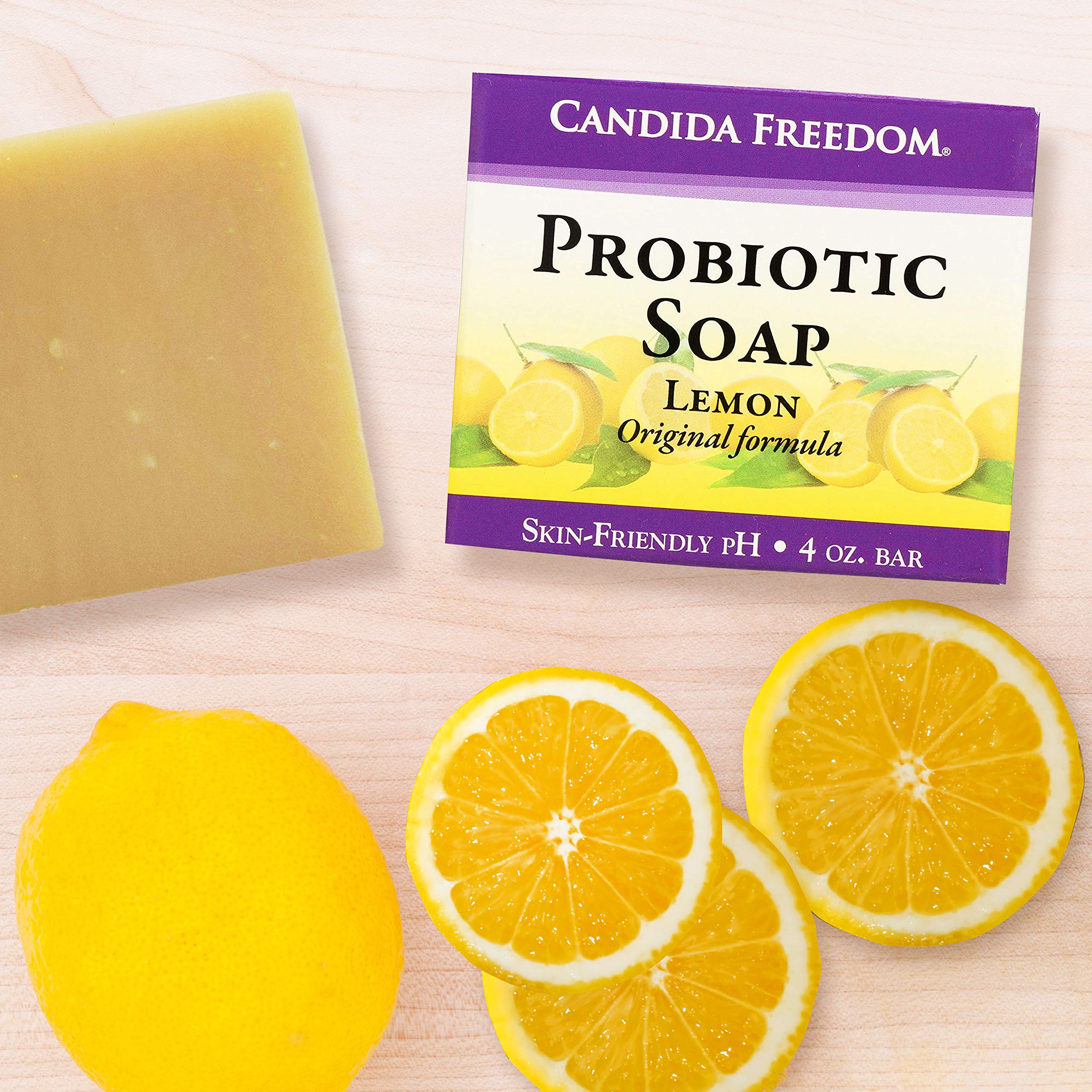 Candida Freedom 100 Natural Probiotic Soap Anti fungal Soap for Skin