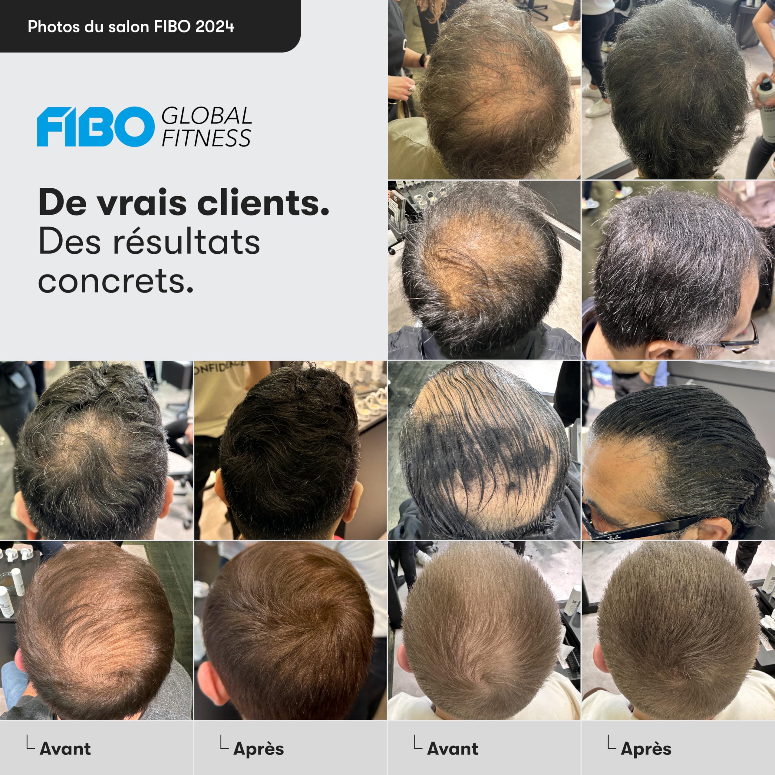 O.C. HAIRCARE Cheveux dispersés pour épaissir les cheveux - Pour les zones chauves en haut et en arrière - Recommandé par les salons - 11 couleurs - Cheveux résistants