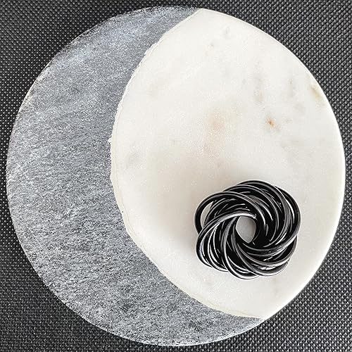 Miniatura 219 de Möbii Fidget Ball (Solid Color): Quiet Mobius ADHD Anxiety Stim Stress Relief Toy Tool for Home Travel Office or Desk (XL(Daydream), Full, Dark Iris)