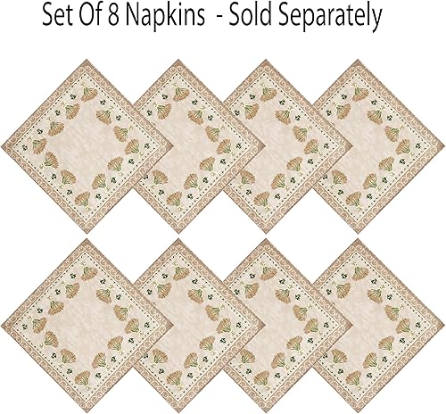 Miniatura 6 de Home Bargains Plus Mantel rectangular de tela, 60 x 84 pulgadas, estampado de trigo y aceitunas, para interiores y exteriores, resistente a las