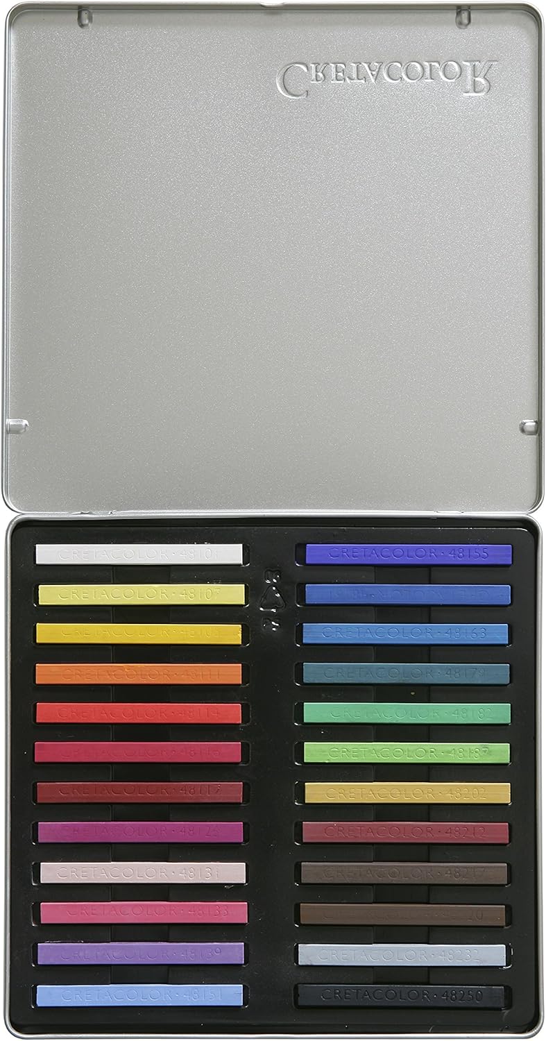 Cretacolor Carré Pastel Set, Set of 24, Multi