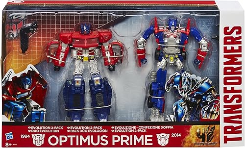 Miniatura 3 de Transformers 4 Age of Extinction - Figura de acción exclusiva Evolution (2 unidades) Optimus Prime