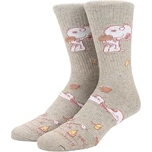 Bioworld Peanuts In My Own World Mens Athletic Crew Socks