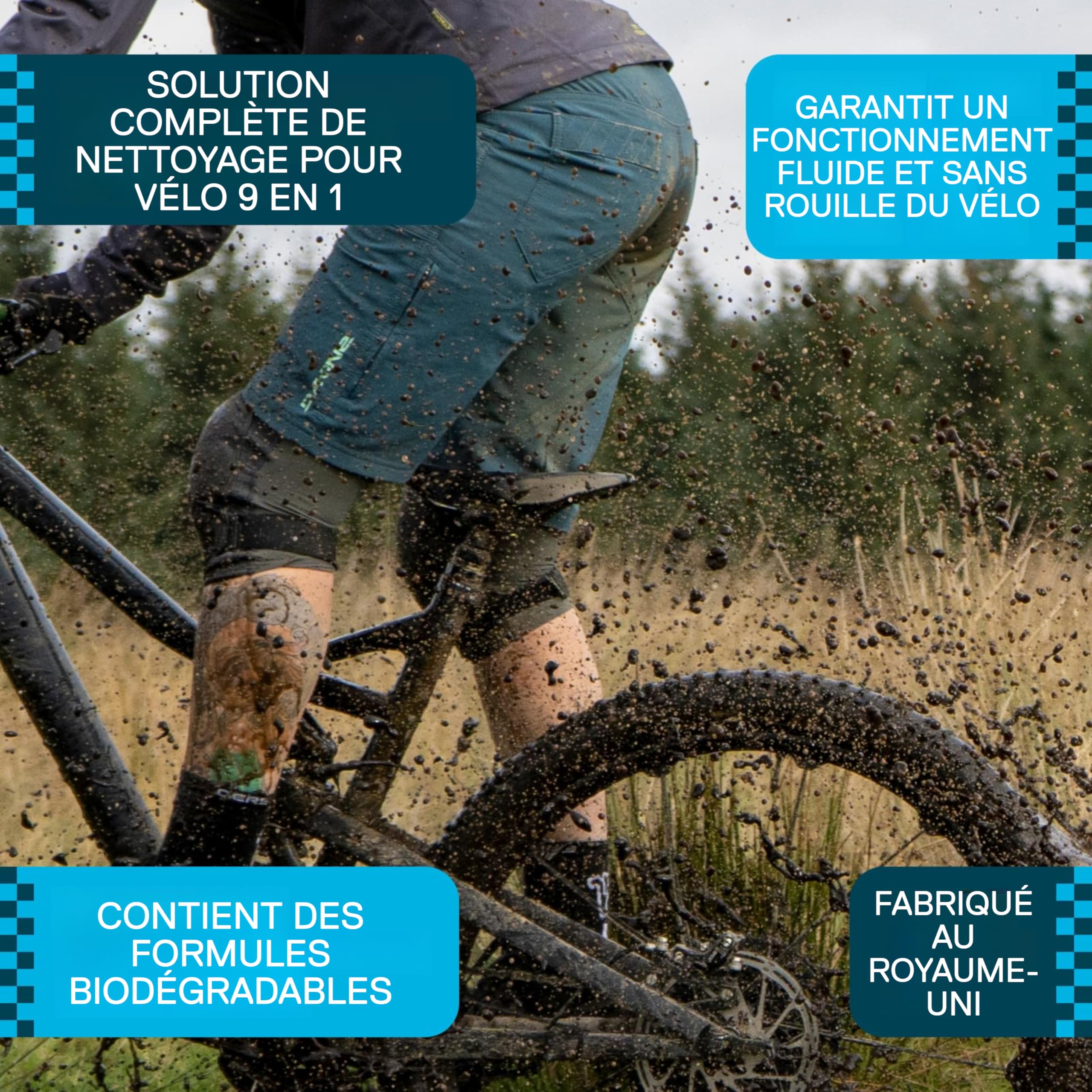 WELDTITE Kit d'entretien vélo 9-en-1 avec seau de 12 L
