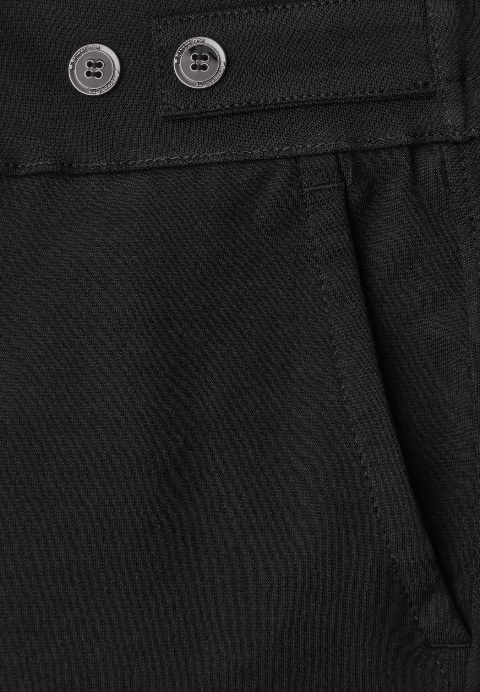 Street One Damen Slim Leg Hose im Loose Fit in Scubaqualität 3818802