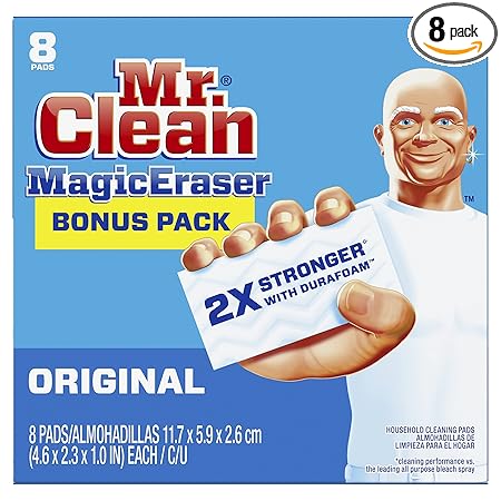 Mr Clean Magic Eraser Cleaning Pads, 8-Count Box