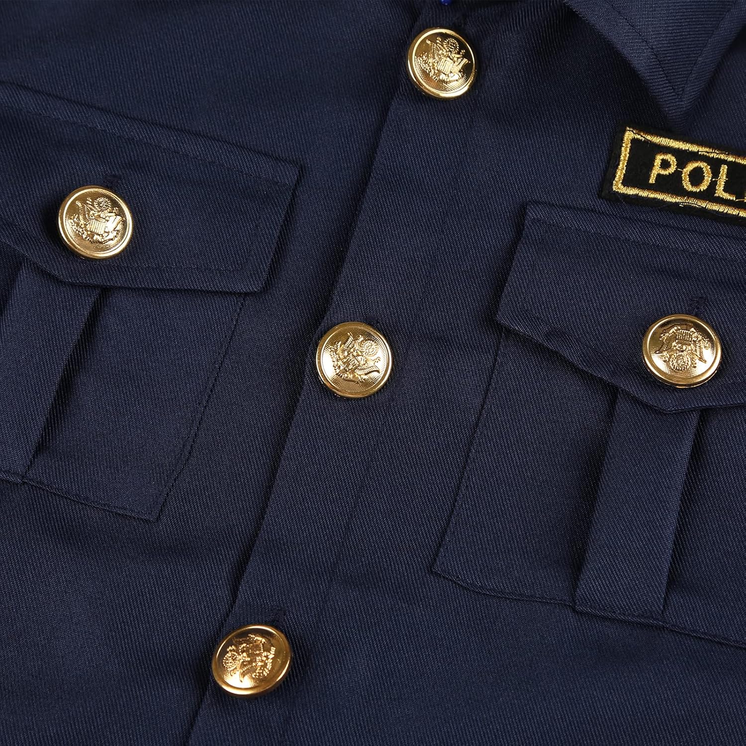 Kids Police Officer Costume Set For Boys Cop Uniform Costume for Halloween Cosplay Party - Image 6