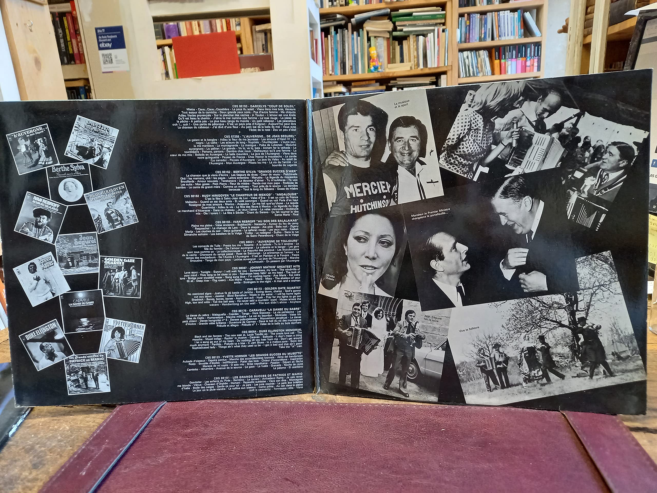 Jean Segurel vive le folklore album de 2 disques vinyle 33 tours LP
