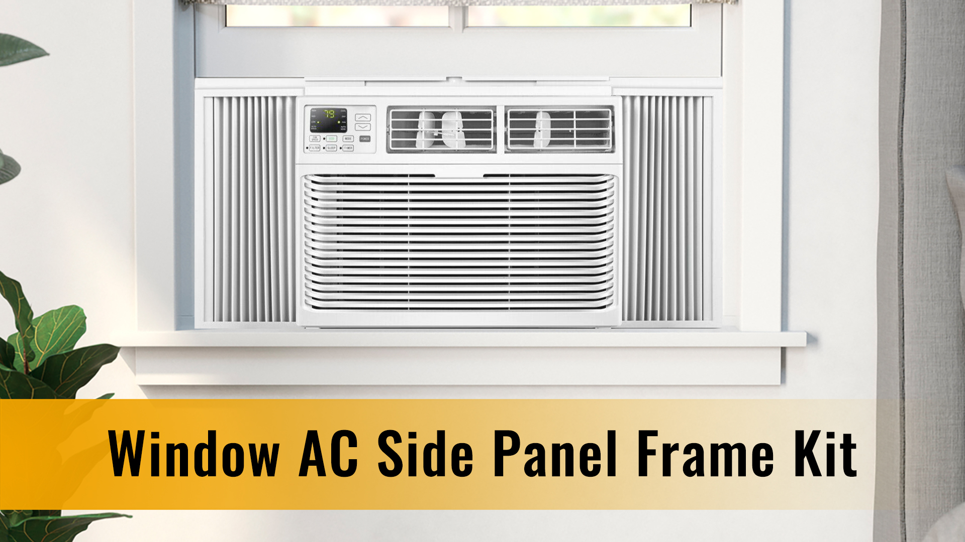 Amazon.com: LBG Products Window Air Conditioner Side Panel and Frame Set,AC  Accordion Filler Kit,Fits Most 10000BTU Window Air Conditioners : Home &  Kitchen