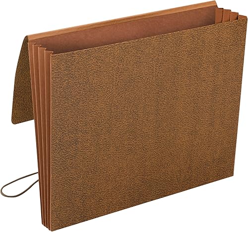 Miniatura 3 de Smead Cartera de archivo expandible clásica con solapa y cierre de cordón, expansión de 3-1/2", tamaño carta, cuerda roja, 10 por caja (71353)